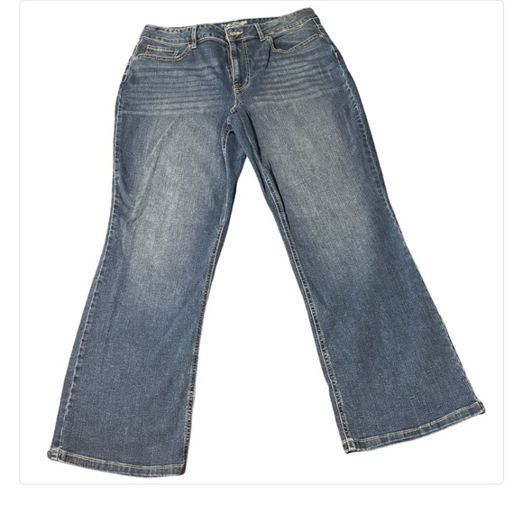 MAURICES High Rise CurvyWomen's Blue Jeans SZ 16W - Picture 1 of 8